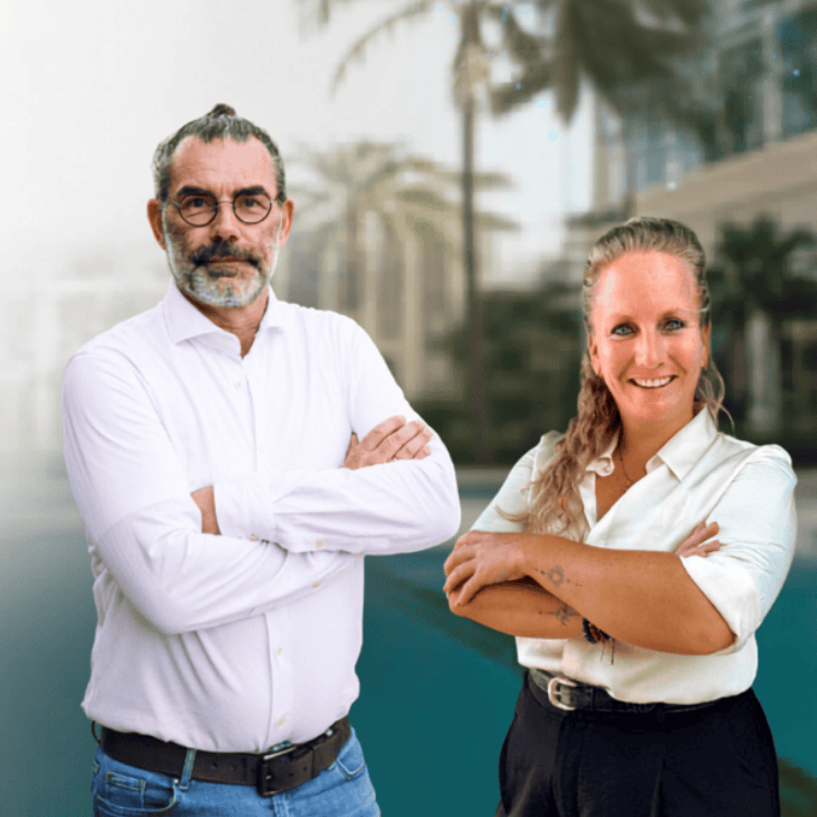 Robin Devid en Alex Visser, samenwerkingspartners voor SolidFlow